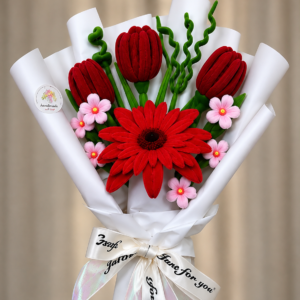 Elegant Wedding Yarn Bouquet