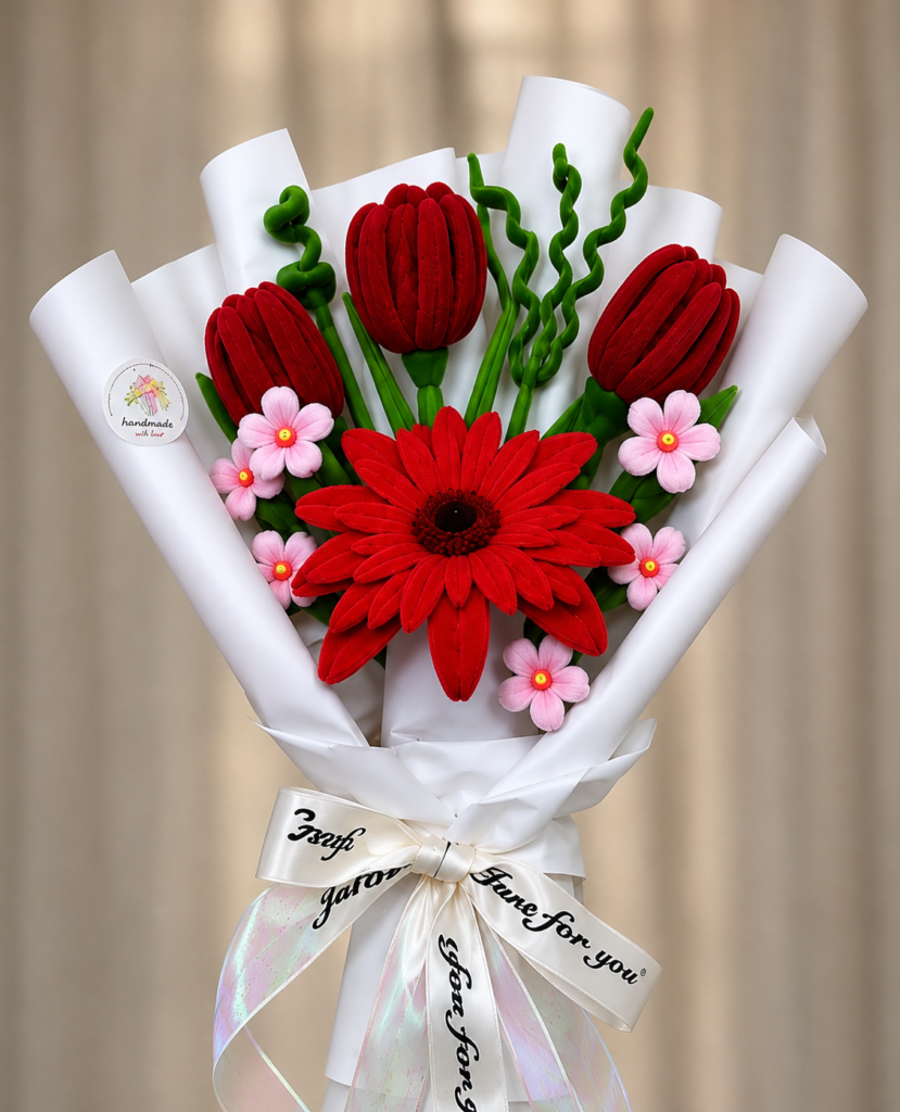 Elegant Wedding Yarn Bouquet