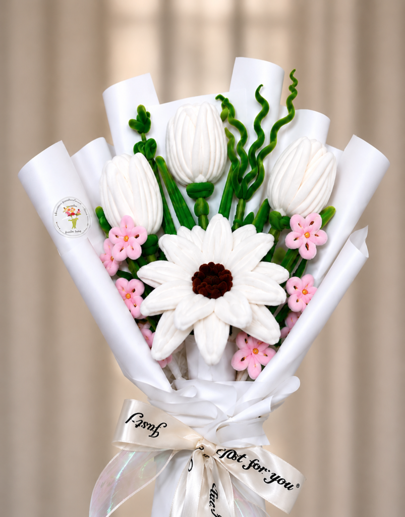 Birthday Crochet Flower Gift