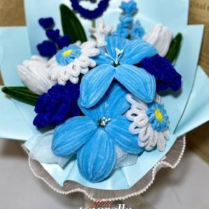 Serenity Blue Handmade Bouquet