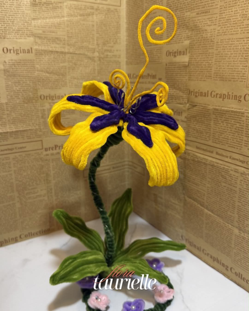 Valentine's Day Crochet Flower Gift